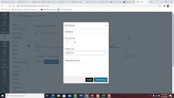 Quick Guide on Canvas Rubrics 180421 NL