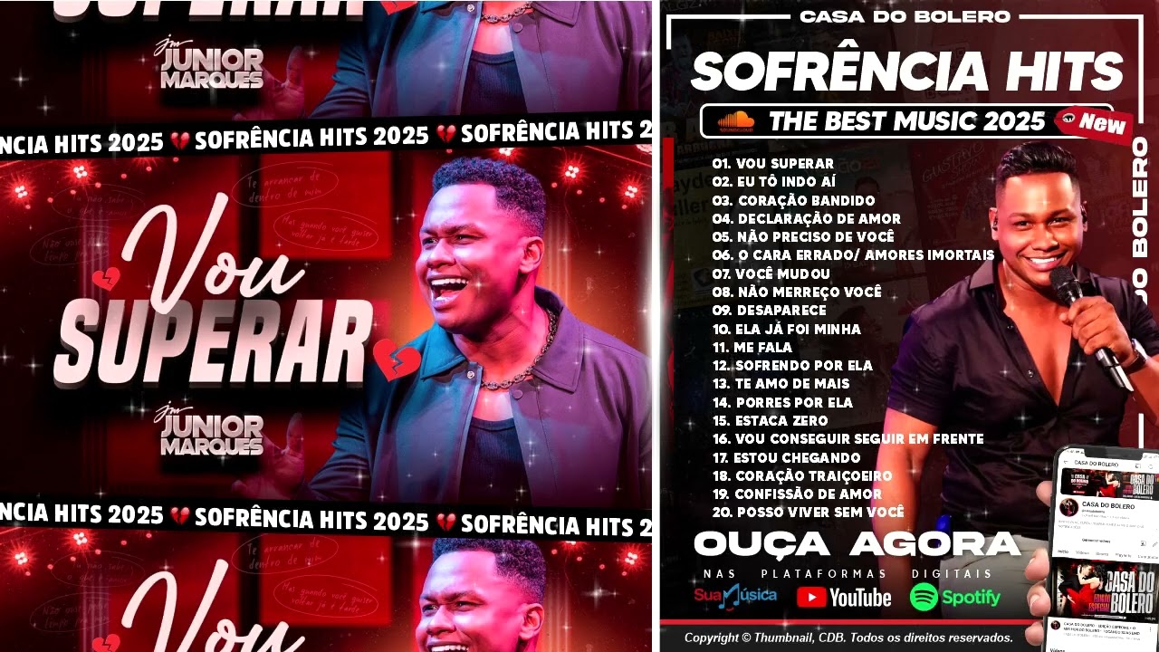 JUNIOR MARQUES - SOFRÊNCIA PRA BEBER | AS MELHORES MÚSCAS NNOVAS 2025