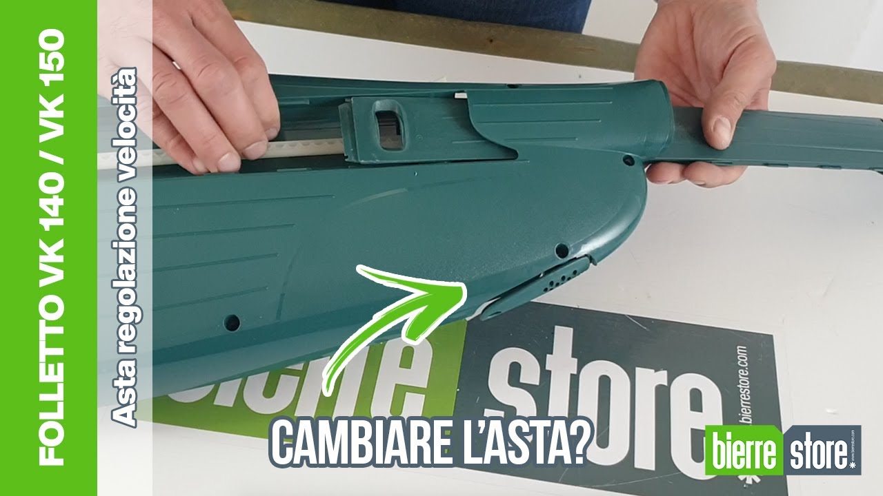 Riparare asta regolazione velocità folletto VK 140 150 - BierreStore -  YouTube