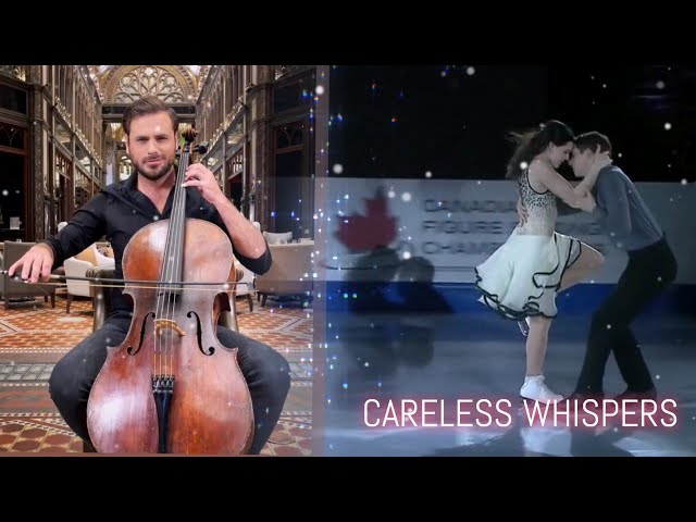 CARELESS WHISPERS by George Michael ~ Hauser Romantic Cello ~ Canadian Ice-Skating Champions. class=