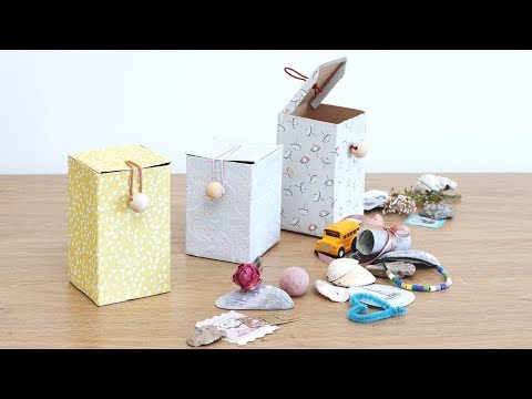 Small treasure chests for holiday memories - DIY by Søstrene Grene