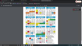 2018-2019 Broward County School Calendar
