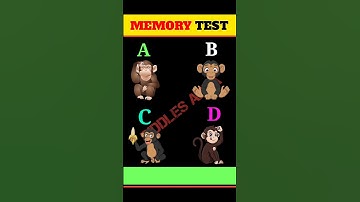 Memory Test #23| Riddles And Puzzles For Iq Test #shorts #viral #trending
