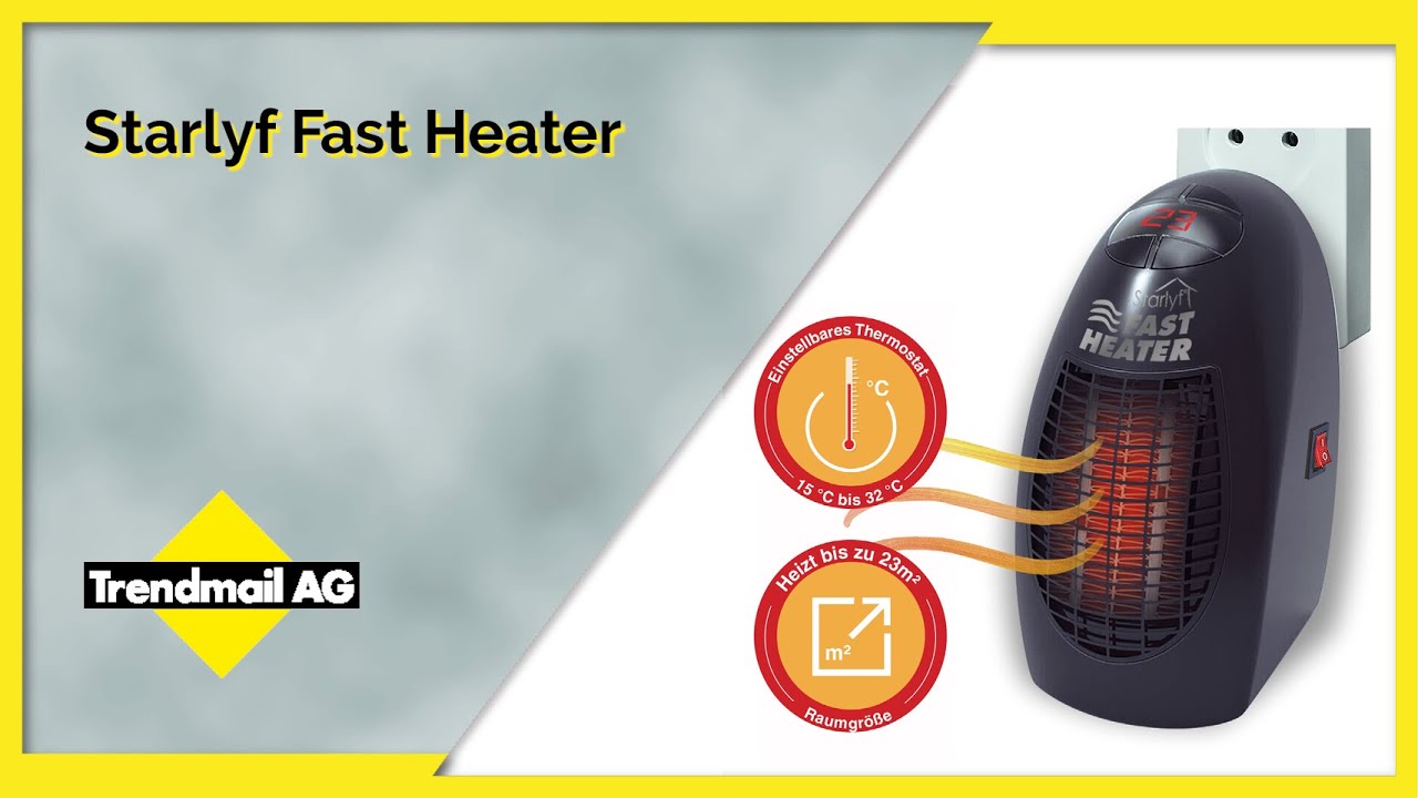 Mini-radiateur puissant et performant – Starlyf Fast Heater 