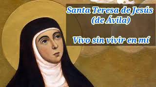 Video thumbnail of "VIVO SIN VIVIR EN MÍ ❤ Canto Santa Teresa de Jesús (de Ávila)_ Cover La Sagrada Familia_ Acordes 👇🏻"