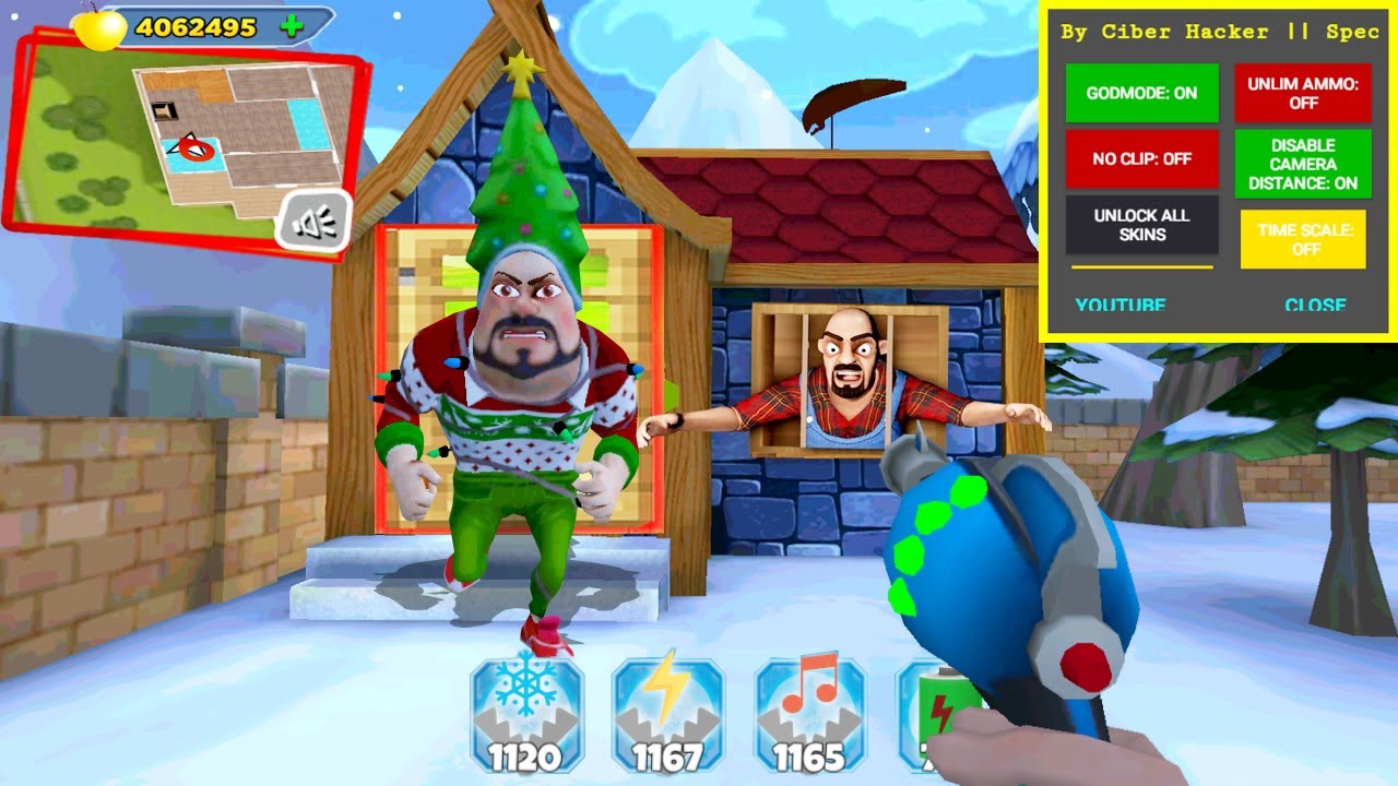 Dark Riddle Udater New Year ( Skin NEW YEAR FAN ) Neighbor and House : Part 6