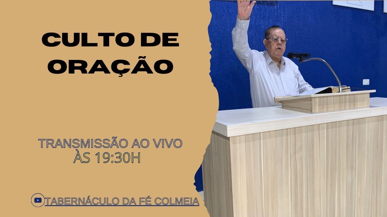 04 . 01 . 2026 | Culto de Oração  | Pr. Jair Clementino