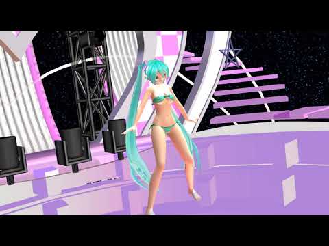 (MMD) えれくとりっく・えんじぇぅ(YYB式初音ミク 水着)
