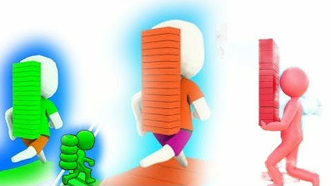 Bridge Race Game Play Walkthrough Yasirgamin ( All level Play 1855 ) Noon vs Pro vs Hacker vs God