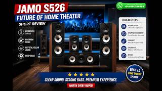 🚀Home Theater Build Tips + JAMO S526 Full Review 🔥 Best Budget Setup for Cinema Lovers🎬#hometheater
