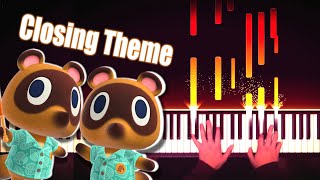 Animal Crossing New Horizons: Nook's Cranny Shop Closing Theme (Lullaby Waltz) Piano chords