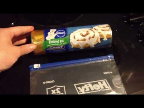 How to make Store Cinnamon rolls in your microwave!