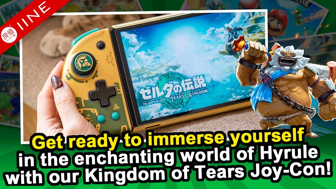 Get ready to immerse yourself in the enchanting world of Hyrule with our  Kingdom of Tears Joy-Con!