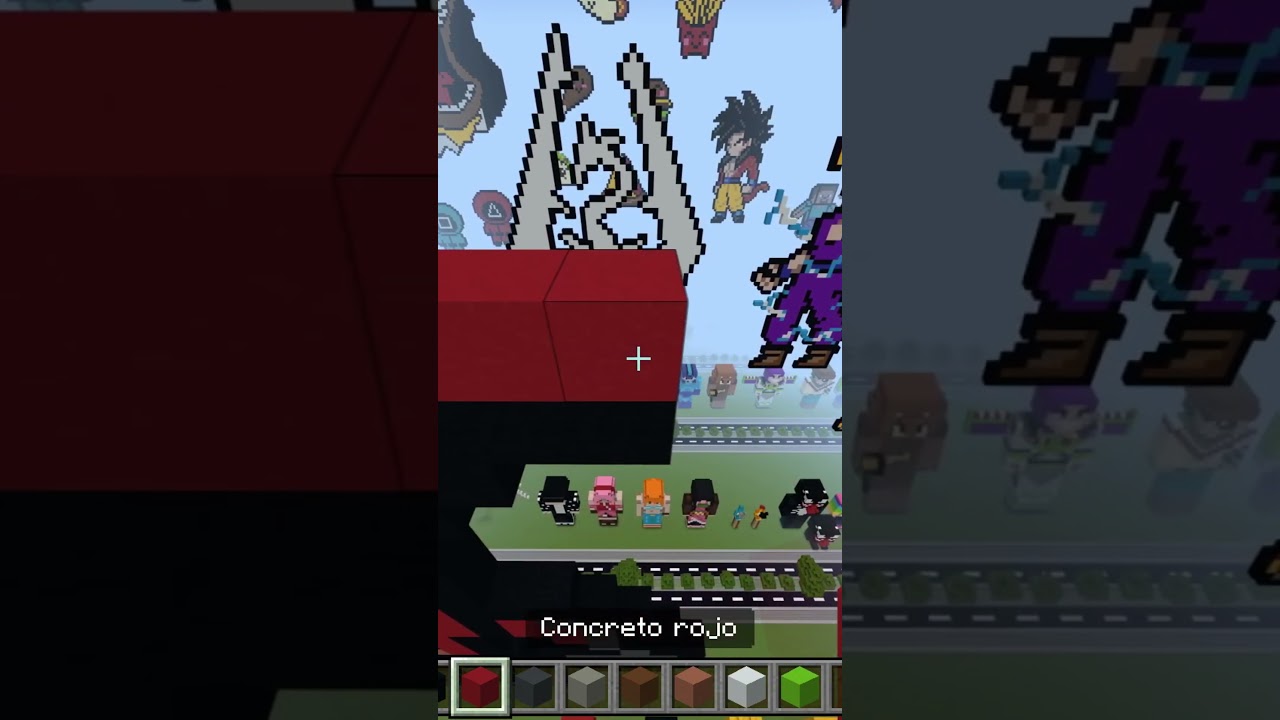 Foxy FNAF Pixel art Minecraft  