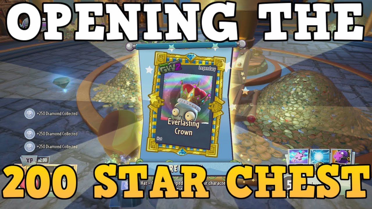 OPENING THE 200 STAR CHEST! [LEGENDARY CUSTOMIZATION] Plants vs