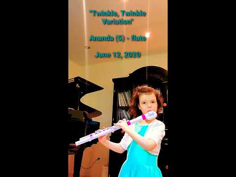 Ananda plays "Twinkle, Twinkle Variation" on the Nuvo jFlute