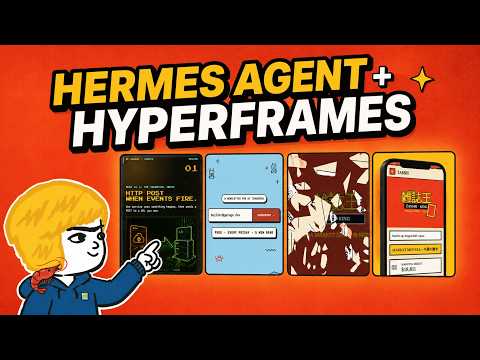 Hermes Agent + HyperFrames: Free Open-Source AI Tools to Create Amazing Videos