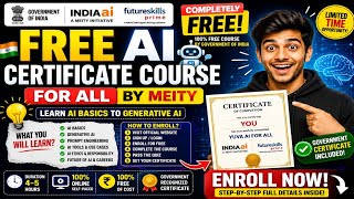 FREE Government AI Course with Certificate 🤯 | YUVA AI by MeitY | How to Enroll Step by Step (2026)