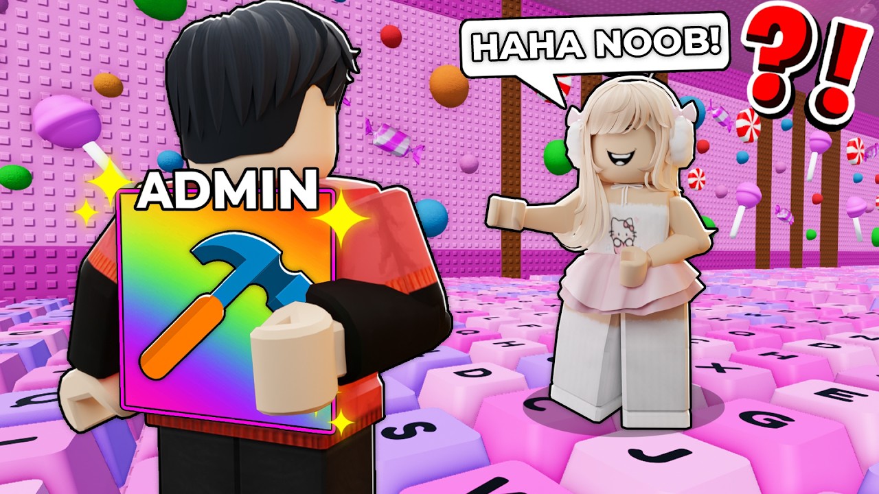 I Pretended To Be A NOOB To TROLL My Crush And Use ADMIN COMMAND In +1 KEYBOARD ESCAPE (tagalog)
