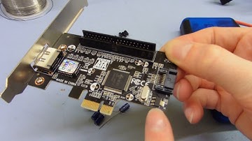 JMicron JMB363 PCI-E IDE/SATA card repair