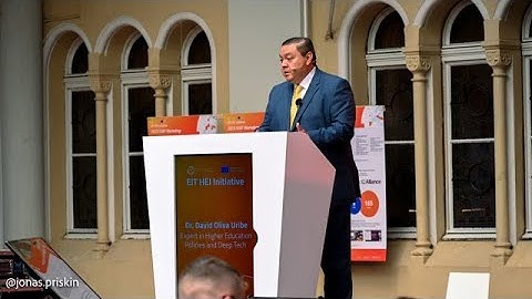 Deep Tech in the European Higher Education Landscape, Keynote Lecture by Dr David Oliva Uribe