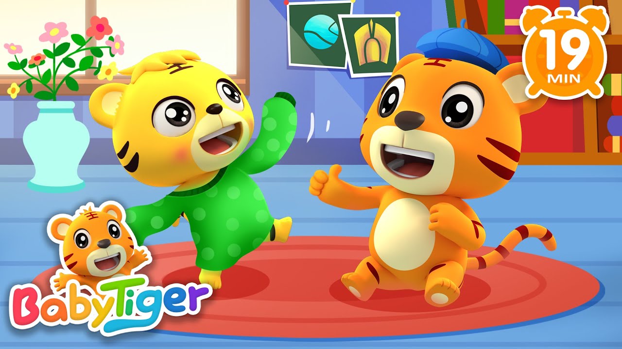 Let's Get Dressed + More Kids Songs & Nursery Rhymes - Baby Tiger - YouTube