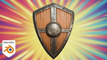 Stylized Shield in Blender – Full Workflow You Need to Know