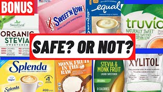 S1E6Bonus. WEIGHT LOSS: How Safe Are Artificial Sweeteners & Other Sugar Substitutes?  EatRightRDN