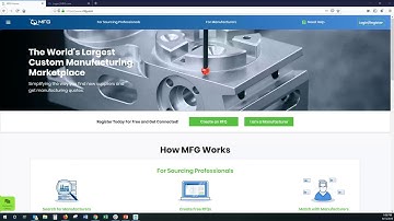 MFG for Custom Manufacturing Buyers - How to Create an RFQ
