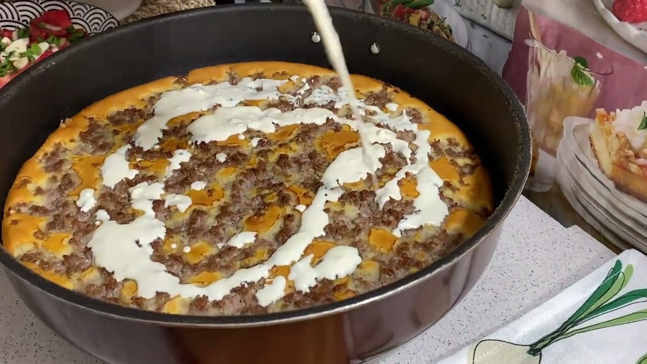 Starinska lijevanka sa mesom.