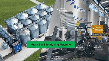 ROLLFORMING LINE FOR SILOS SIDE PANELS | Steel silo corrugated plate machine