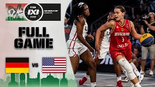 Germany v USA | Women FINAL | Full Game | FIBA 3x3 U18 World Cup 2022