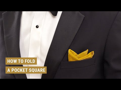 tuxedo pocket square