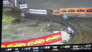 Big Crash ! Tim gajser et Dylan ferrandis