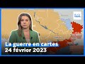 Guerre en Ukraine : la situation au 24 février 2023, cartes à l