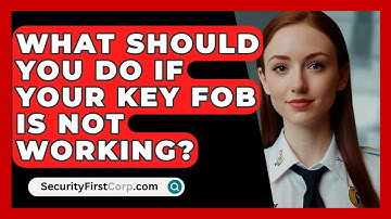 What Should You Do If Your Key Fob Is Not Working? - SecurityFirstCorp.com