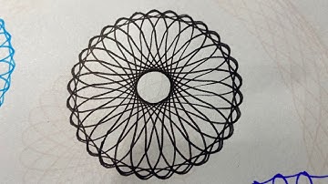 Spirograph ruler design ASMR Satisfying video #spirographdesignpattern #spirograph