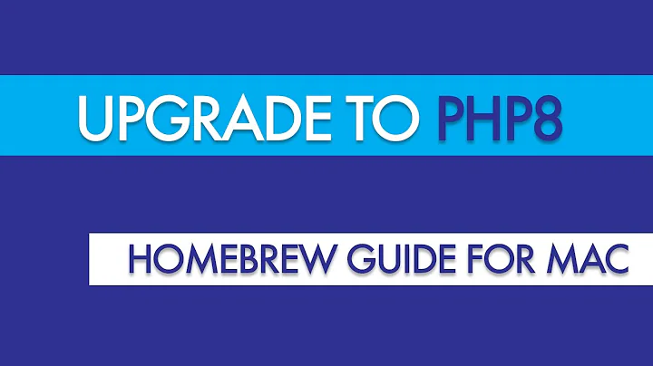 Upgrade to PHP 8 | Homebrew Guide For Mac [2021]