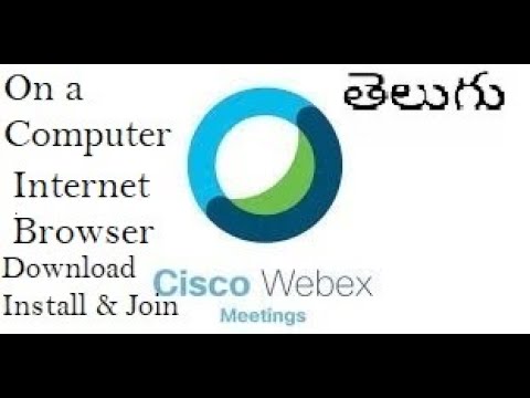 Cisco Webex Meeting Using an Internet Browser on a Desktop ...