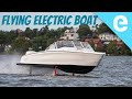 I tested a FLYING electric boat! The Candela C-7