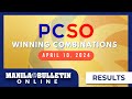 PCSO Lotto Draw Results, April 10, 2024 | Grand Lotto 6/55, Mega Lotto 6/45, 4D, 3D, 2D