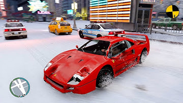 GTA 4 Crash Testing Real Car Mods Ep.5