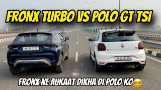 FRONX TURBO VS POLO GT DRAG RACE🚀
