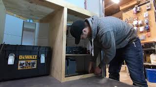 Work Trailer - Ceiling Trim and Nose Cabinet Doors