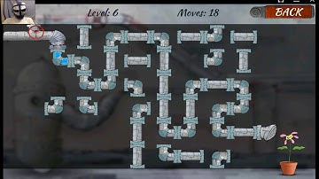 PLUMBER 2 LEVEL 6 SOLVED 3 STARS (LEVEL PACK 1)