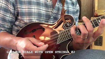 Mandolin Lesson: G Major Scales With Open Strings