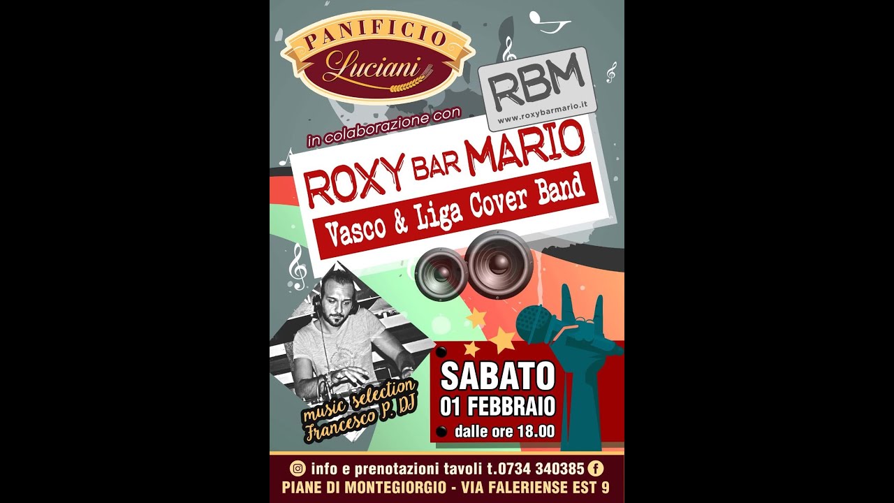 sab 01 feb 2025 - RoxyBarMario live show - Ti prendo e ti porto via