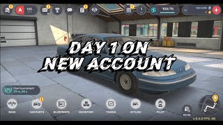 Day 1 On a New Account In Drag Racing Streets 3D! screenshot 3