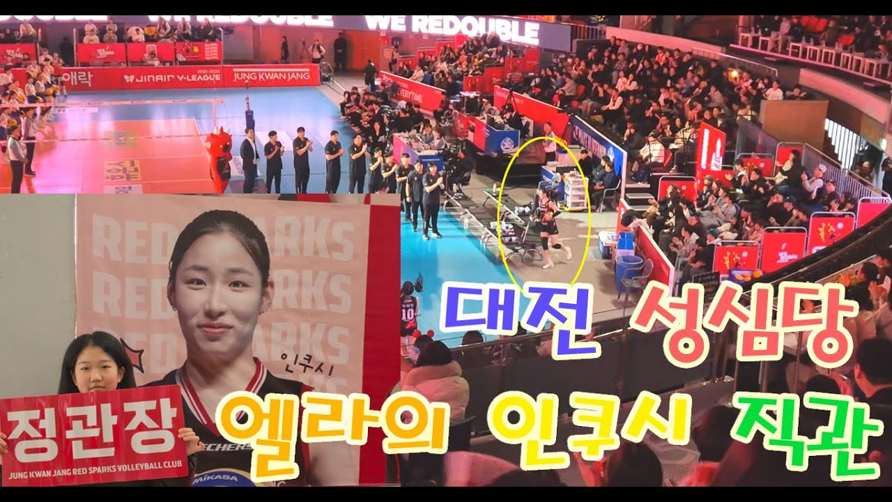 엘라의 정관장 인쿠시 직관을 위한 대전 그리고 성심당 방문기