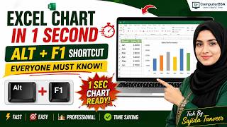 Create Excel Charts in 1 Second! 😱 Alt + F1 Shortcut Every Excel User Must Know (2026)#comedy